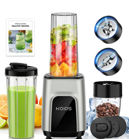 KOIOS Batidora de batidos, licuadora personal de 900 W