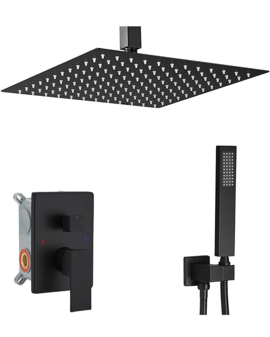 Sistema de ducha para baño, cabezal de ducha de lluvia de montaje de techo