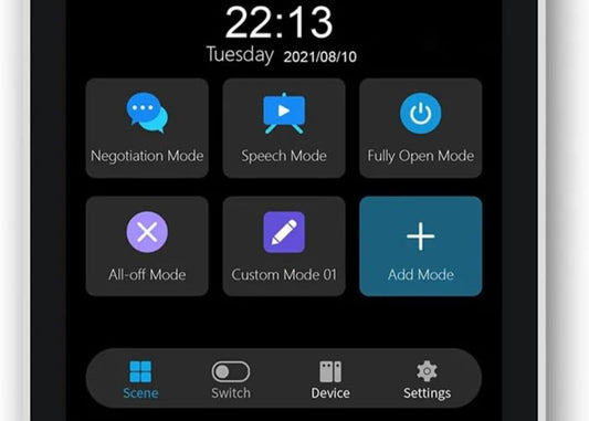 Tuya T3E Interruptor de panel táctil Panel de control inteligente UE Interruptor de panel de control inteligente